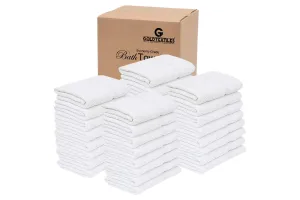 180 Bulk Pack (15 Dozen) New White Economy Bath Towel (24x 50 inches) Cotton Rich for Maximum Softness Easy Care-Home,spa,Resort,Hotels/Motels use (15 Dozen) (180)