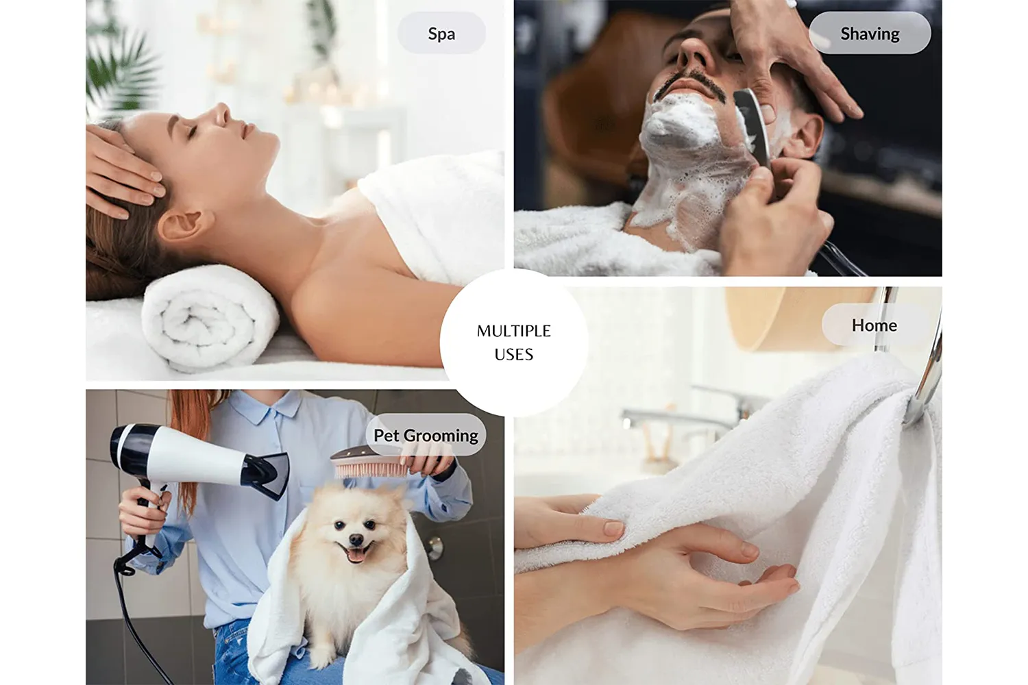 180 Bulk Pack (15 Dozen) New White Economy Bath Towel (24x 50 inches) Cotton Rich for Maximum Softness Easy Care-Home,spa,Resort,Hotels/Motels use (15 Dozen) (180)