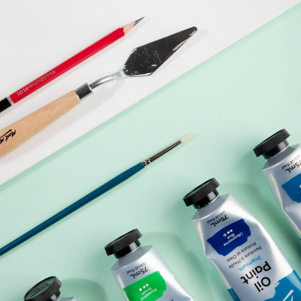Artist Oil Brush Premium Chungking Round 0