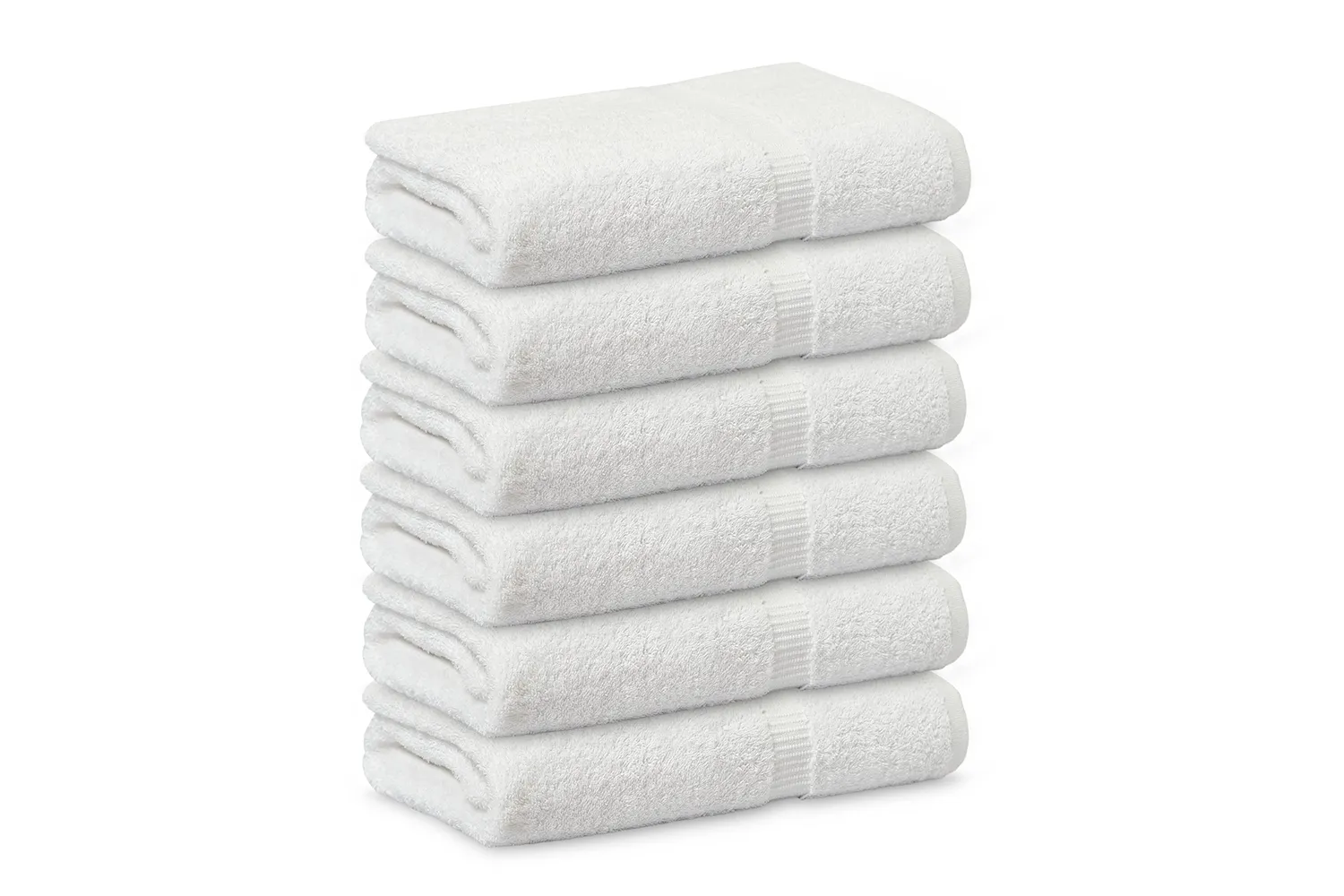 GOLD TEXTILES Premium 100% Cotton White Bath Towel Set (24 x 50 Inch) High Absorbency Multipurpose Quick Drying Pool Gym Hotel Spa Bath Towels