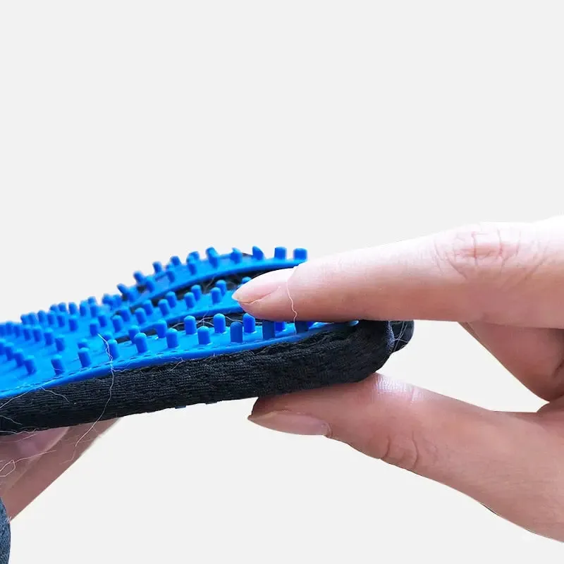 Happy Paws Grooming Glove for Deshedding Brush Gloves Gentle on Pet Easy to Use Perfect Grooming Tool