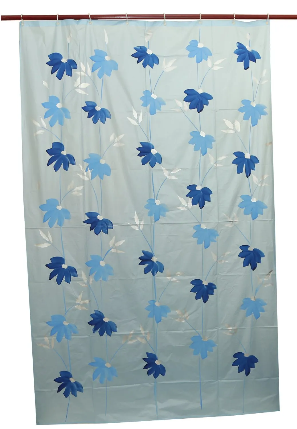 Kuber Industries Shower Curtain & Bathmat Set | Non-Slip Bath mats for Bathroom | Easy-Slide Curtains | Polyester Curtain or Bathmat for Bath Décor | YF49-3T | 3 Pcs Set | Multicolor