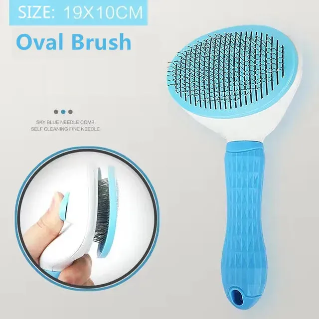 Pet Dog Hair Brush - Cat Comb Grooming And Care Cat Brush Stainless Steel Comb For Long Hair Dogs Cleaning Pets Dogs Accessories