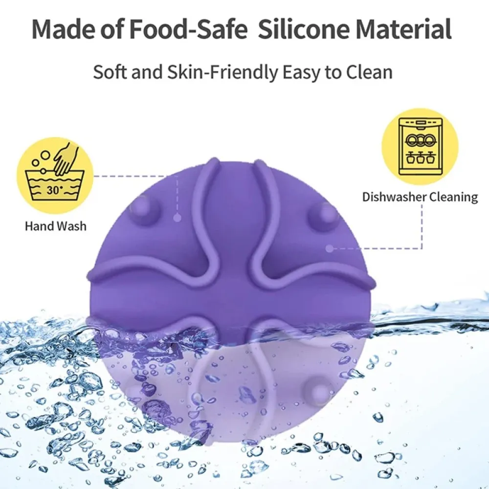 Talking Dog Club Slow Feeder Bowl Attachment for Dogs and Cats (Purple)