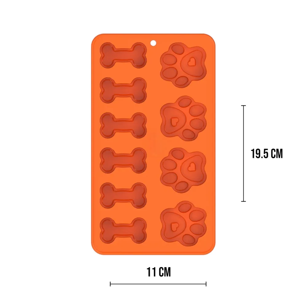 Talking Dog Club Treat Silicon Mould for Dogs (Orange)