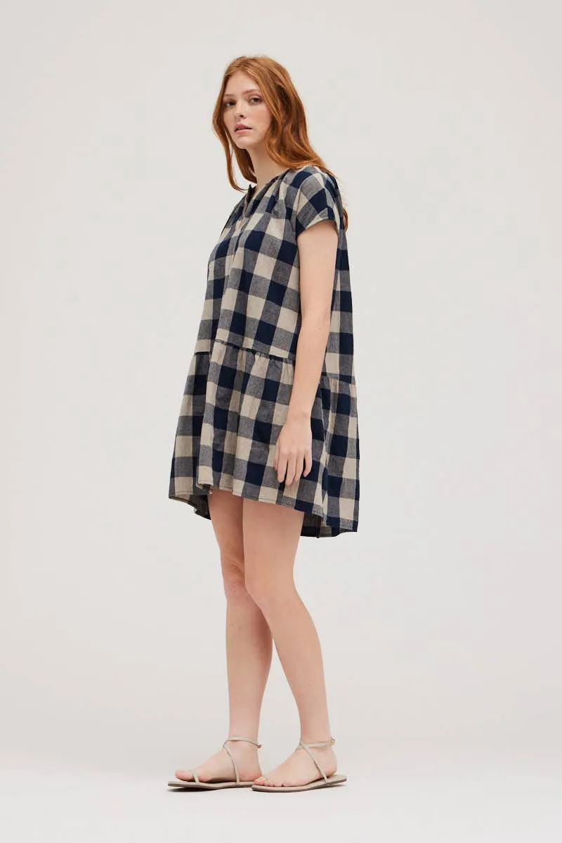 Willow Gingham Midi Dress